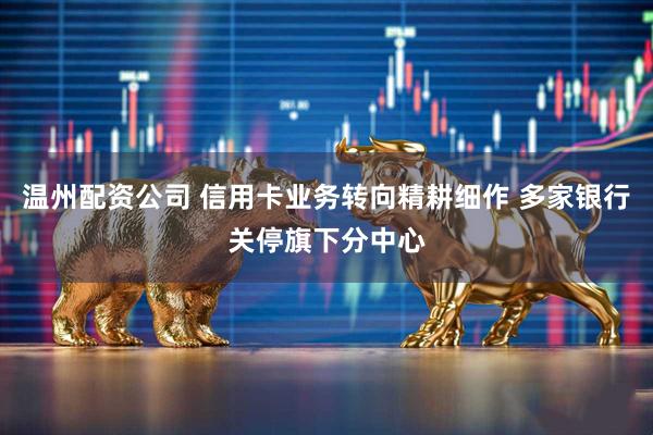 温州配资公司 信用卡业务转向精耕细作 多家银行关停旗下分中心